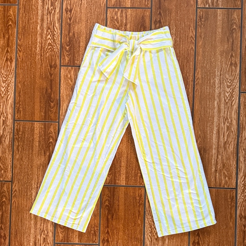 Janie & Jack striped wide legged pants